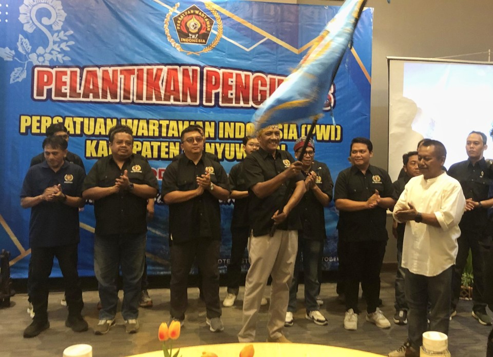 Hariyadi dari media Kabarrakyat.id terpilih sebagai Ketua PWI Kabupaten Banyuwangi