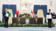 Presiden RI Prabowo Subianto dan Presiden Republik Arab Mesir Abdel Fattah El-Sisi