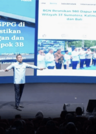 Kepala Badan Gizi Nasional (BGN), Sudaryono dalam kegiatan Transformasi MBG 2.0