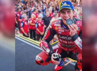 Marc Marquez berhasil menjuarahi Sprint MotoGP Mandalika Indonesia
