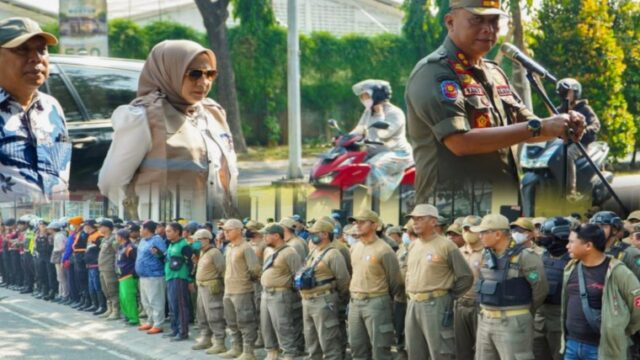 Pemkab Sidoarjo Tertibkan 67 Bangunan Liar di Frontage Road
