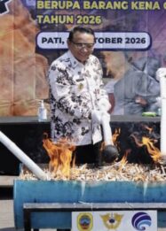 Pemusnahan barang bukti rokok ilegal