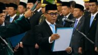 Pengucapan sumpah Nuzran Joher sebagai Ketua Ombudsman Republik Indonesia (RI)
