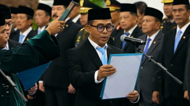 Pengucapan sumpah Nuzran Joher sebagai Ketua Ombudsman Republik Indonesia (RI)