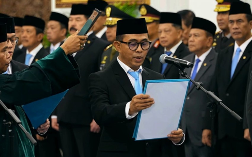 Pengucapan sumpah Nuzran Joher sebagai Ketua Ombudsman Republik Indonesia (RI)
