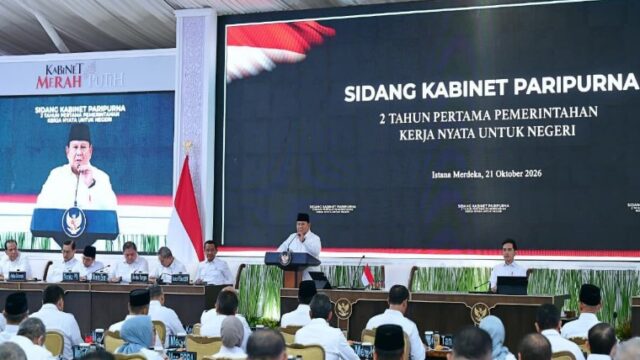 Presiden Prabowo Pimpin Sidang Kabinet Paripurna