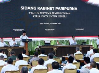 Presiden Prabowo Subianto memimpin Sidang Kabinet Paripurna (SKP) Dua Tahun Pertama Pemerintahan Kerja Nyata untuk Negeri