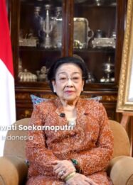 Presiden ke-5 RI sekaligus Ketua Umum PDI Perjuangan, Megawati Soekarnoputri