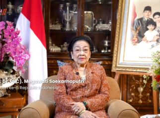 Presiden ke-5 RI sekaligus Ketua Umum PDI Perjuangan, Megawati Soekarnoputri