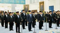 Sejumlah Menteri yang dilantik Presiden Prabowo Subianto