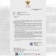Surat kebijakan tentang Penyesuaian Sistem Kerja melalui WFH