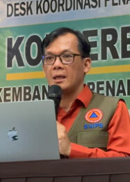 Plt. Kapusdatin Komunikasi Kebencanaan sekaligus Juru Bicara BNPB, Berton Suar P. Panjaitan