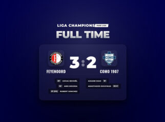 Hasil Liga Champions Feyenoord Tundukkan Como 1907 3-2