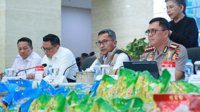 Konferensi pers Dittipideksus Bareskrim Polri