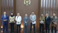 Pimpinan DPR RI bersama Menteri UMKM, Menhub, Wamenkomdigi dan Wamensesneg menggelar konferensi pers