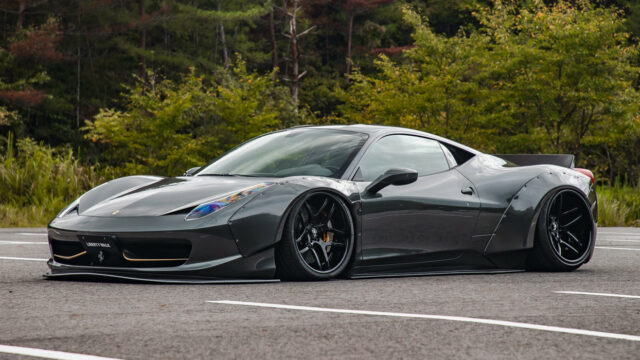 LB-Works Ferrari 458 Tampil Agresif, Terinspirasi Mobil GT dan Jet Tempur