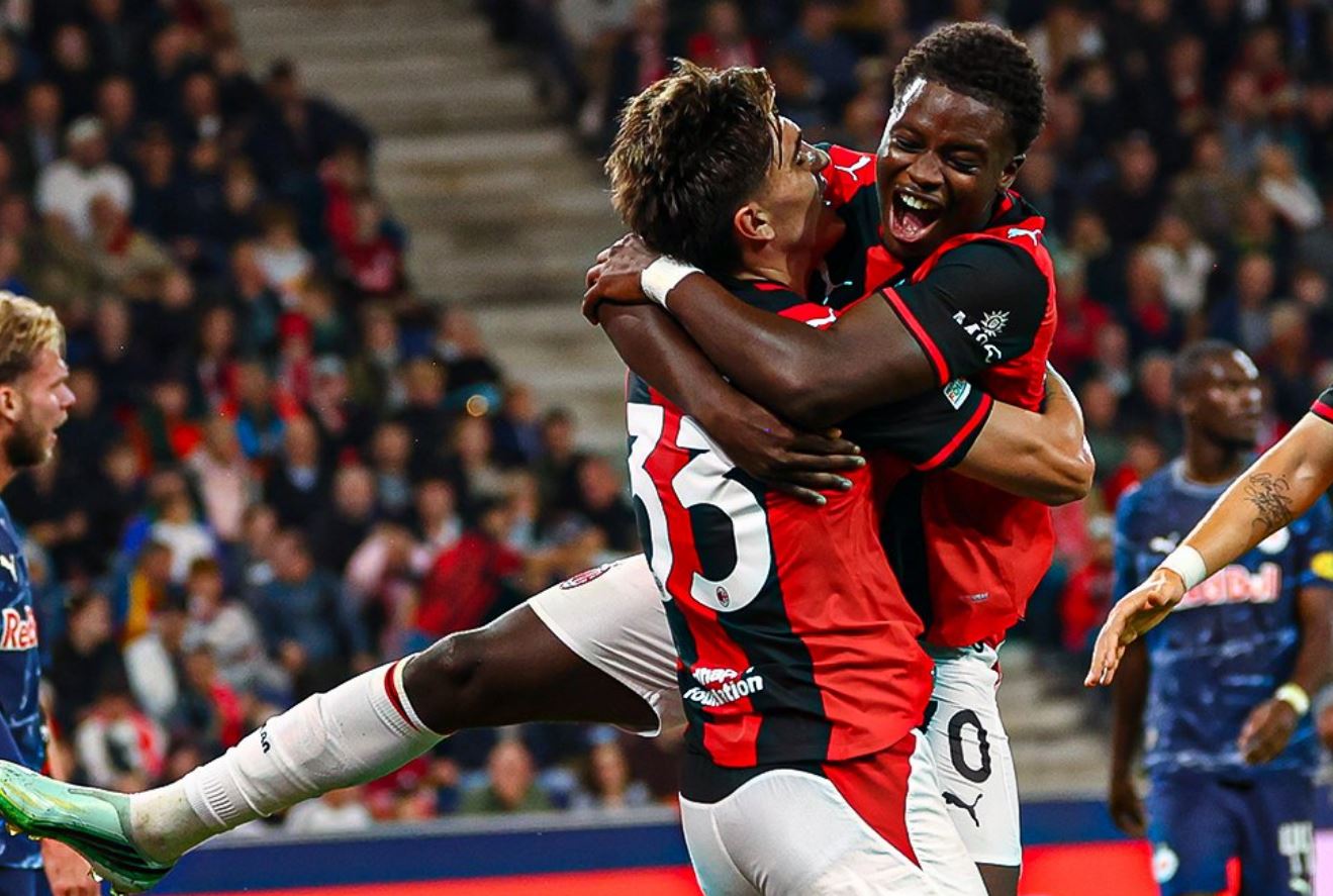 Pesta Gol AC Milan di RB Salzburg, Alphadjo Cisse Pecahkan Rekor Italia di Eropa