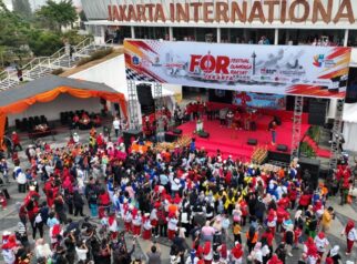 Sebanyak 10.000 peserta meramaikan Festival Olahraga Rakyat Jakarta 2026